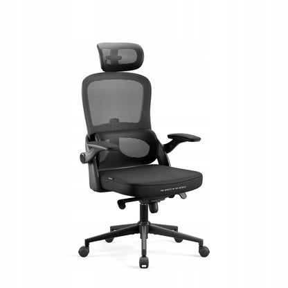 Ergonomiška biuro kėdė „Diablo Chairs V-Light“, juoda