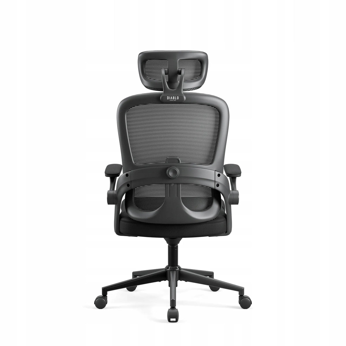 Ergonomiška biuro kėdė „Diablo Chairs V-Light“, juoda