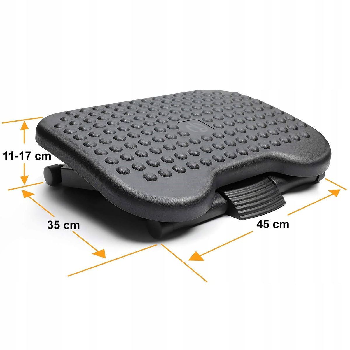 Ergonomiška reguliuojama biuro kojų atrama po stalu, XXL