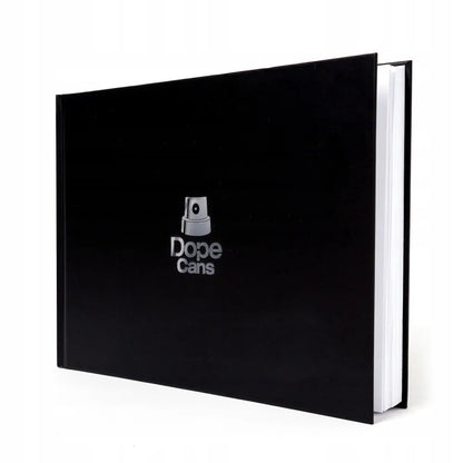 Eskizų sąsiuvinis „Dope Cans Blackbook A4 Landspace“ – 120 g/m², 144 lapai, juodas