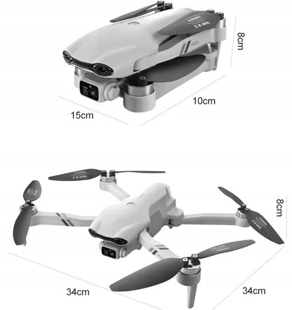 F10 dronas su 2 kameromis, FPV WiFi 4K UHD, RC, vaikams, skrydžio nuotolis iki 2000 m