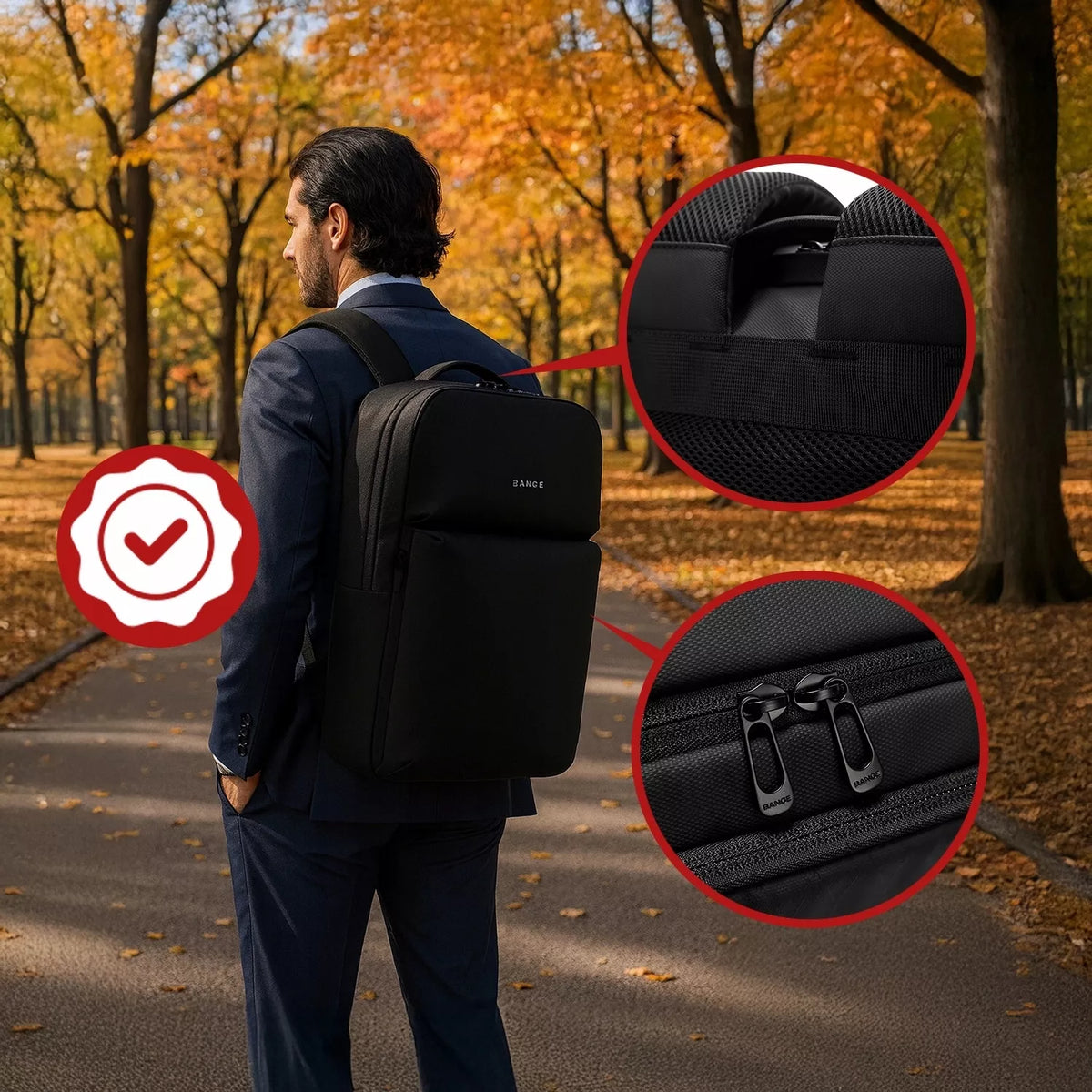 Kuprinė 15,6″ laptopui – talpi, funkcionali, miesto stiliaus