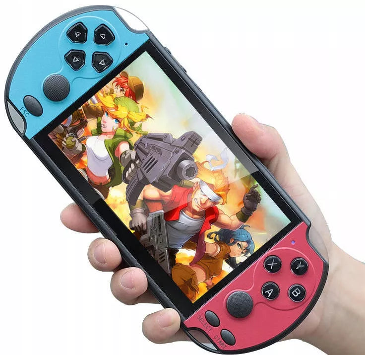 Nešiojama žaidimų konsolė X12 RETRO su daugybe žaidimų 5.1 ekrano meniu vaikams