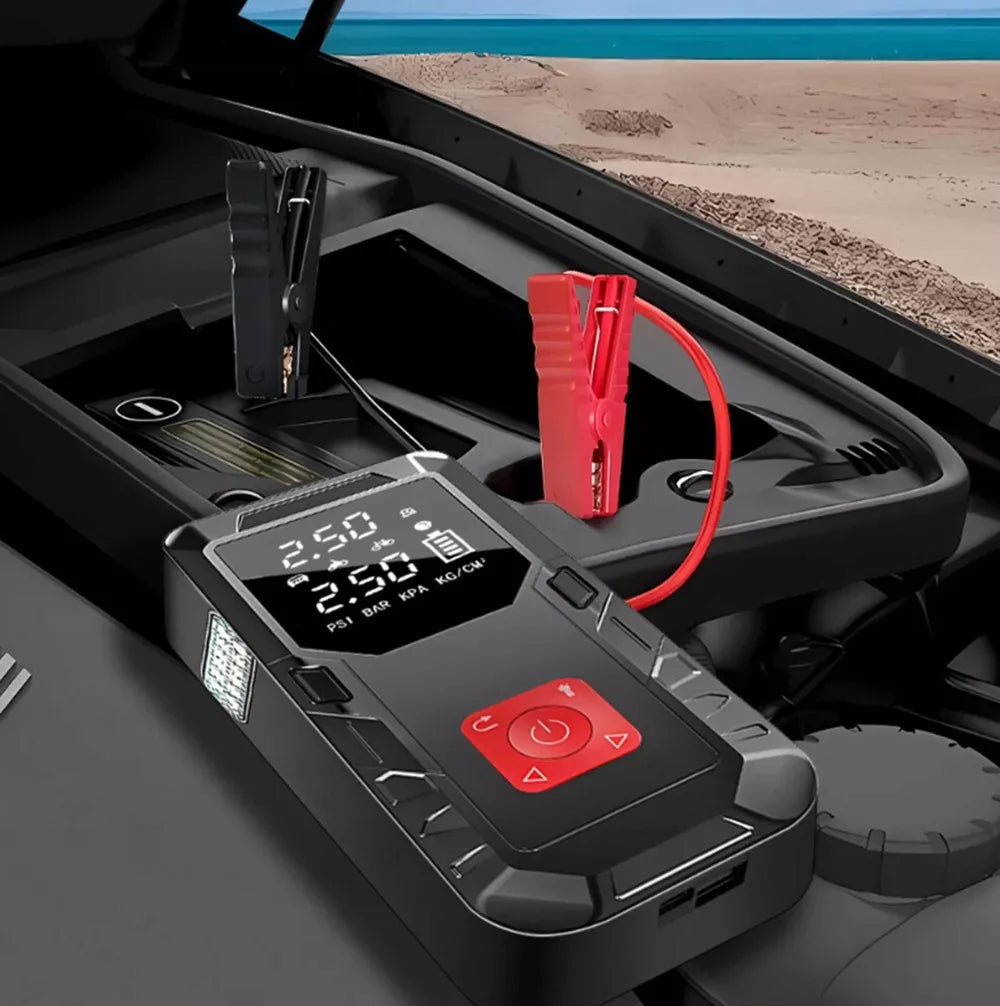 Užkurimo įrenginys "Jump Starter Booster" pakrovėjas starteris "Powerbank"