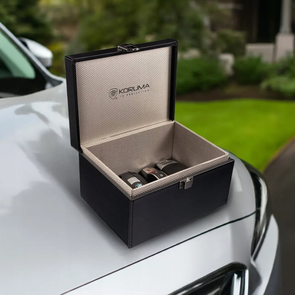 Faradėjaus narvelis automobilio rakteliams, dėžutė raktams be rakto (keyless) / KORUMA