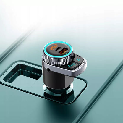 „Feegar“ FM „Bluetooth“ siųstuvas AUX greitasis įkroviklis QC 3.0 38 W „AutoSearch“