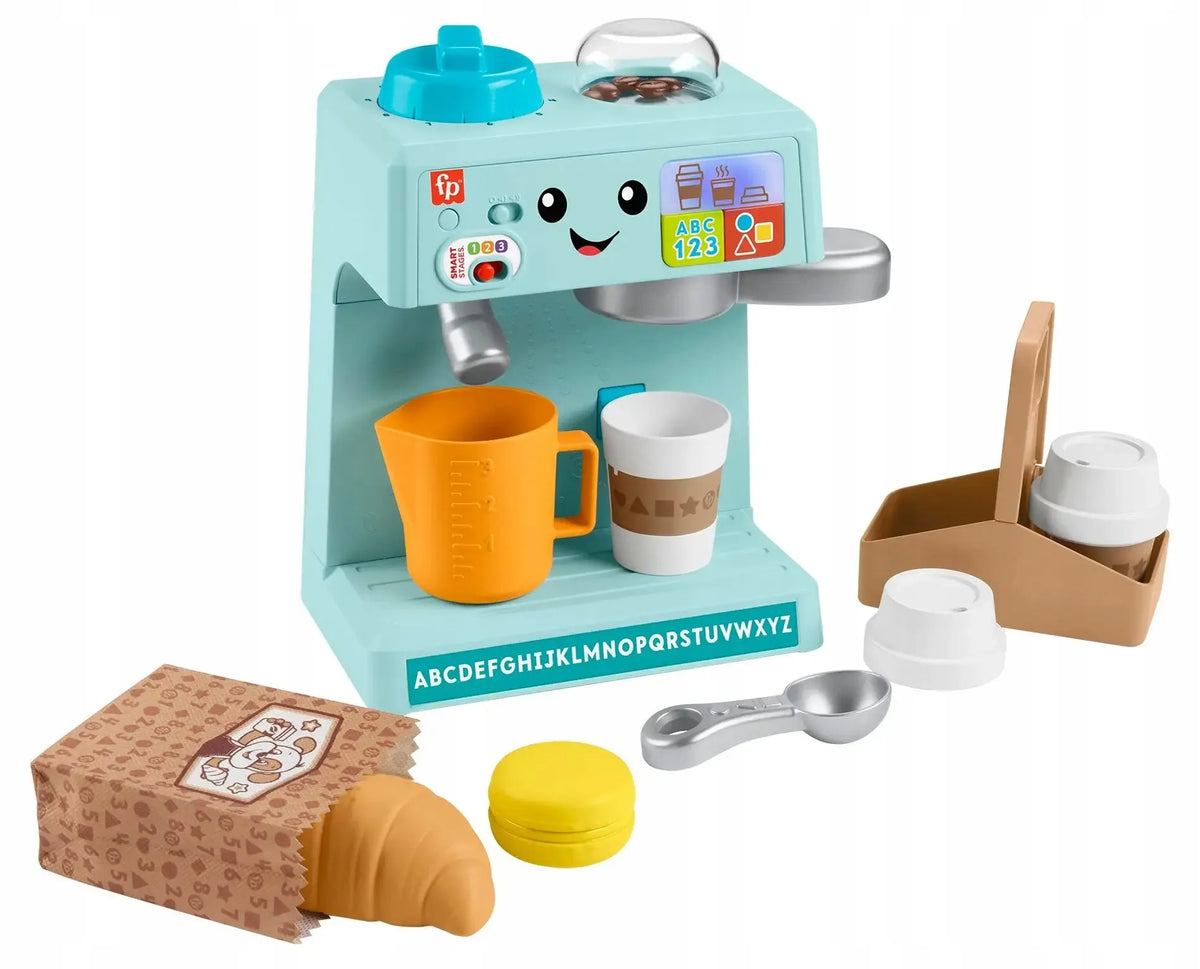 „Fisher-Price“ edukacinis interaktyvus kavos aparatas su šviesos ir garso efektais
