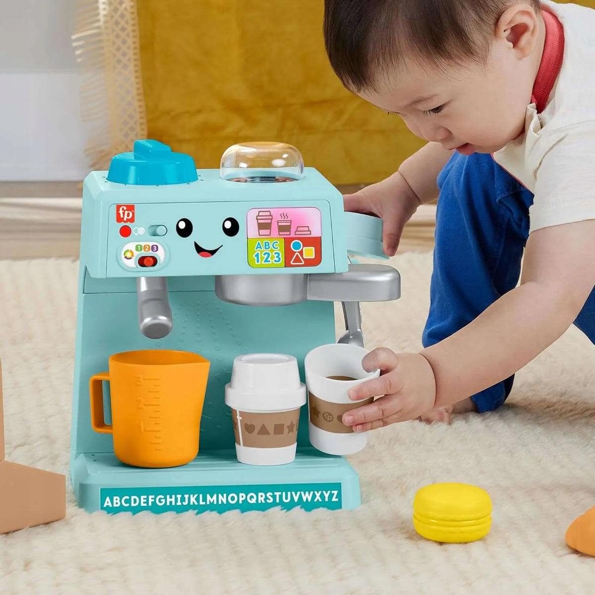 „Fisher-Price“ edukacinis interaktyvus kavos aparatas su šviesos ir garso efektais