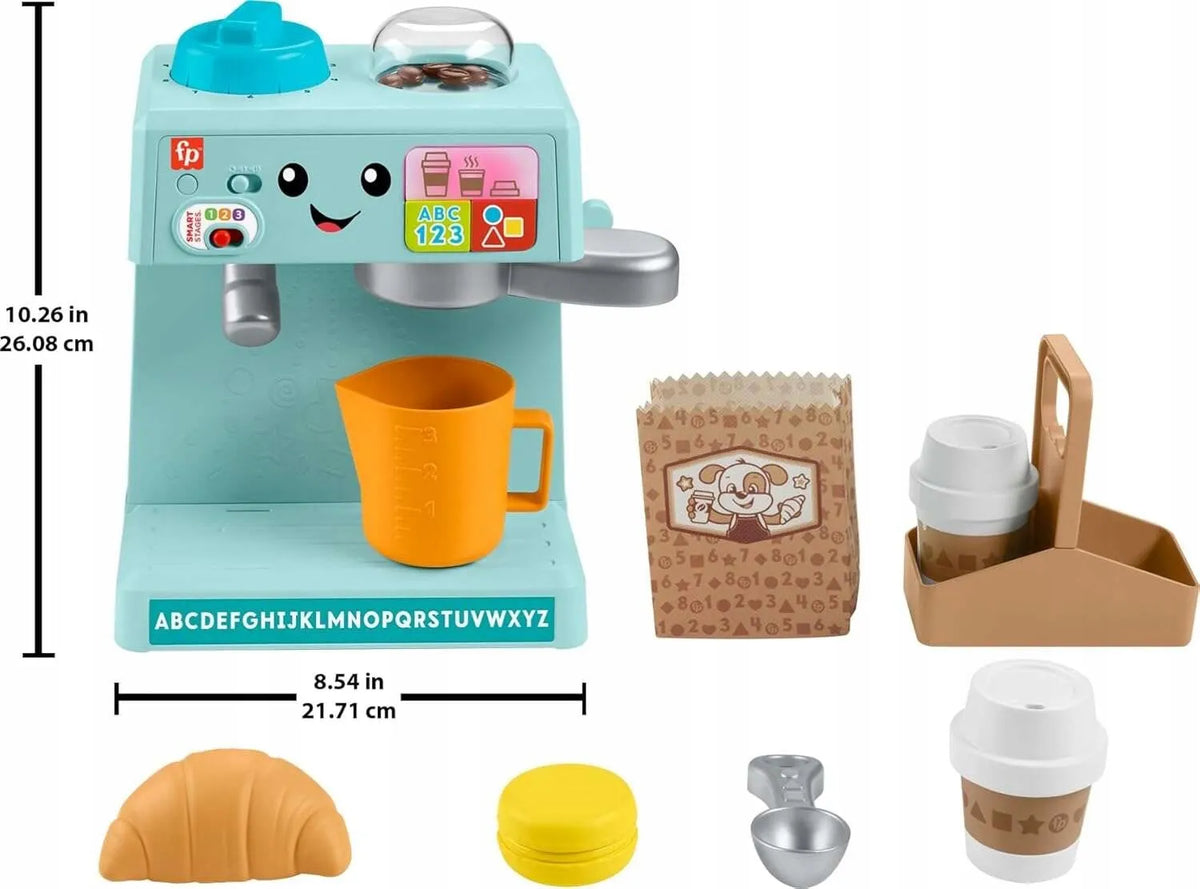 „Fisher-Price“ edukacinis interaktyvus kavos aparatas su šviesos ir garso efektais
