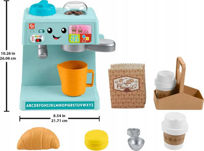 „Fisher-Price“ edukacinis interaktyvus kavos aparatas su šviesos ir garso efektais