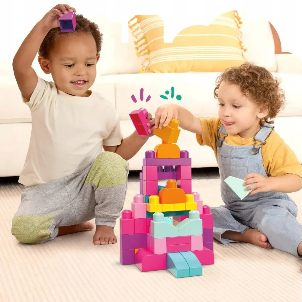 Fisher-Price MEGA BLOKS didelis krepšys su 60 kaladėlių DCH54
