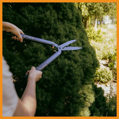 FISKARS SINGLESTEP HS22 rankinės gyvatvorių žirklės krūmams