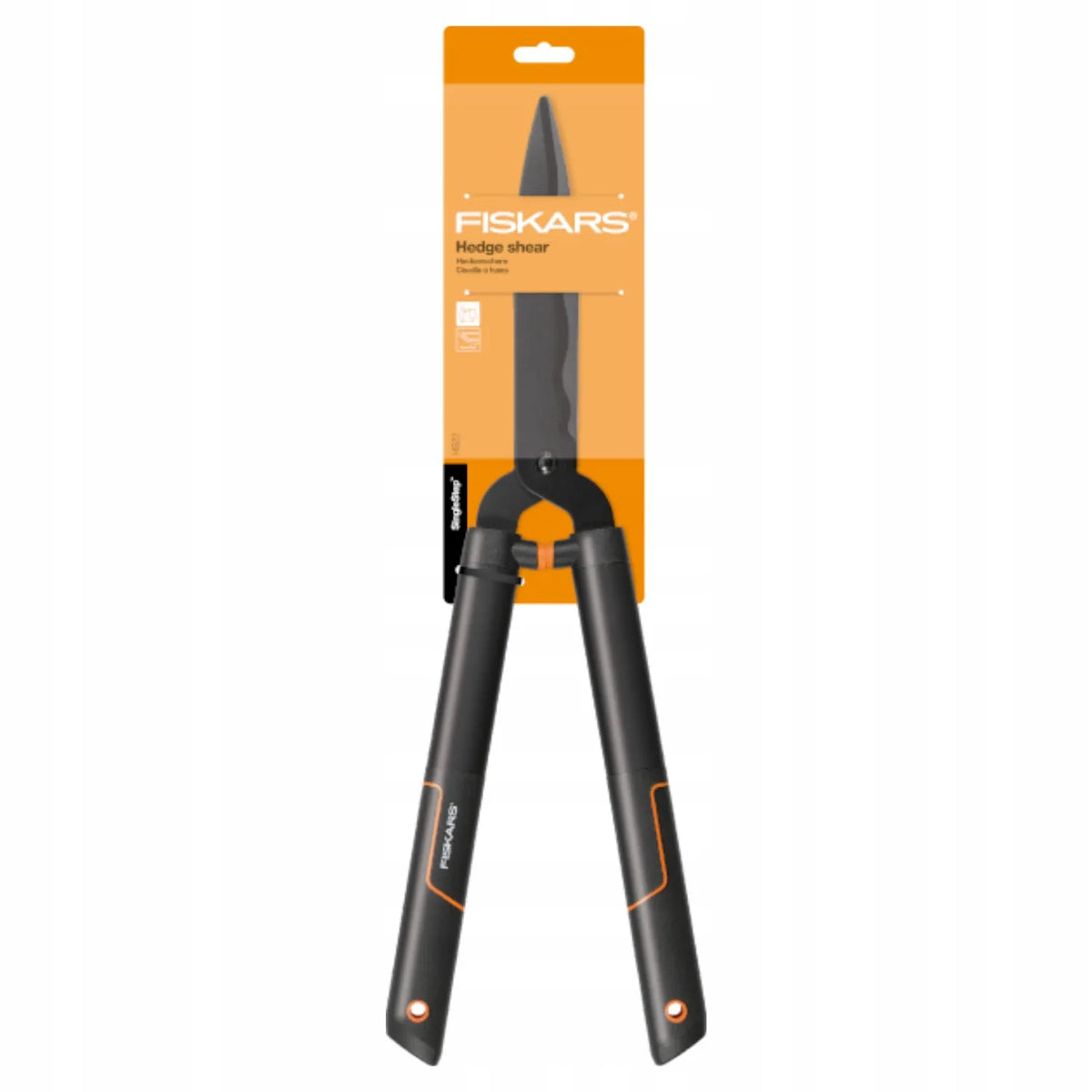 FISKARS SINGLESTEP HS22 rankinės gyvatvorių žirklės krūmams