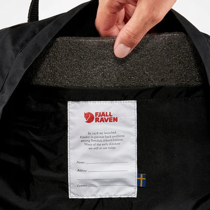 Fjällräven Kånken Original juoda miesto kuprinė