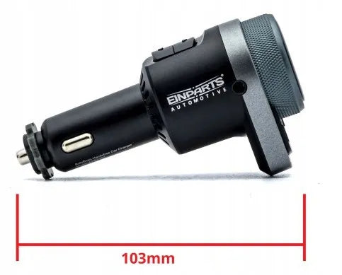 FM siųstuvas Bluetooth imtuvas USB pakrovėjas 2x QC 3.0 automobiliui