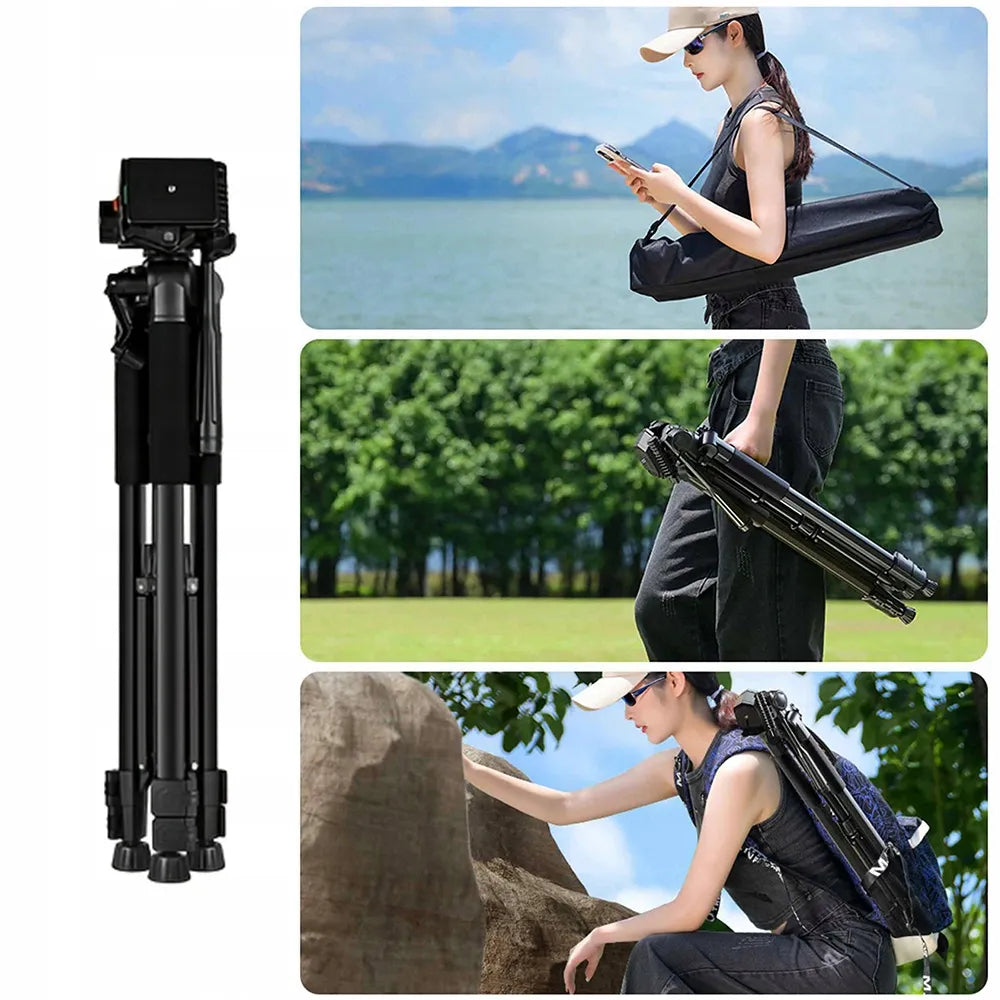 Foto stovas tripodas fotoaparatui kamerai telefonui aukštas 4in1 168 cm