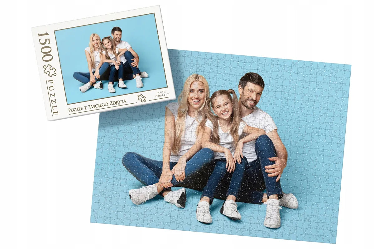 Fotodėlionė iš jūsų nuotraukos | Personalizuota dėlionė dovanai | 1500 dalių