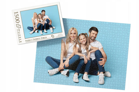 Fotodėlionė iš jūsų nuotraukos | Personalizuota dėlionė dovanai | 1500 dalių