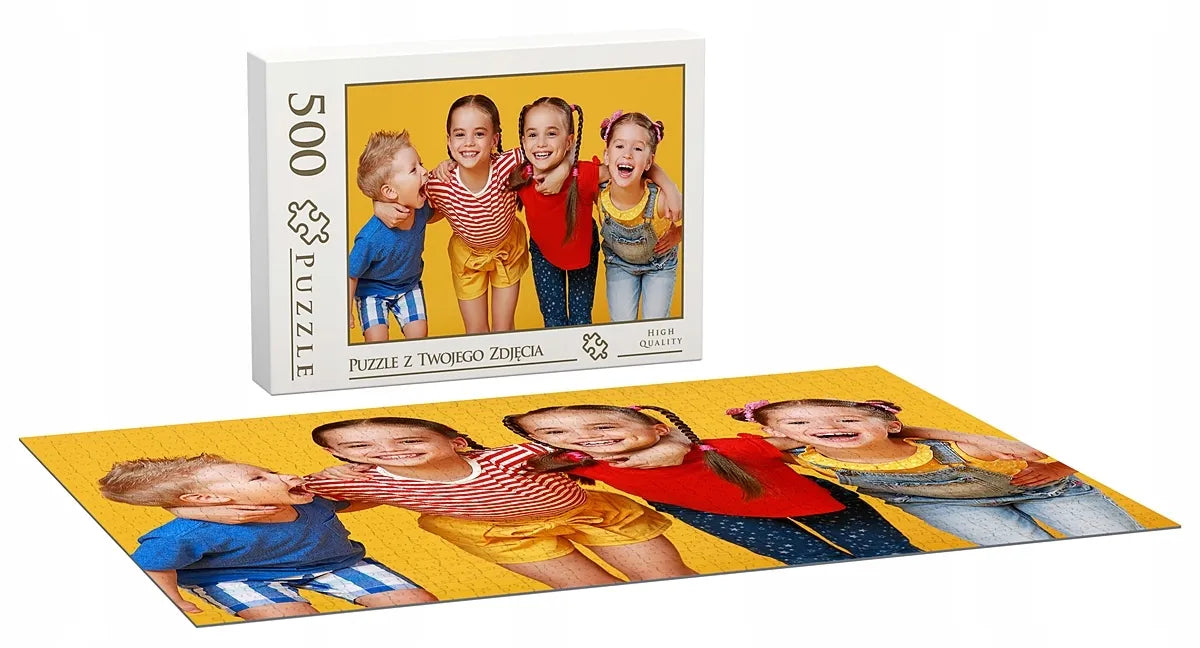 Fotodėlionė iš jūsų nuotraukos | Personalizuota dėlionė dovanai | 500 detalių