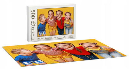 Fotodėlionė iš jūsų nuotraukos | Personalizuota dėlionė dovanai | 500 detalių