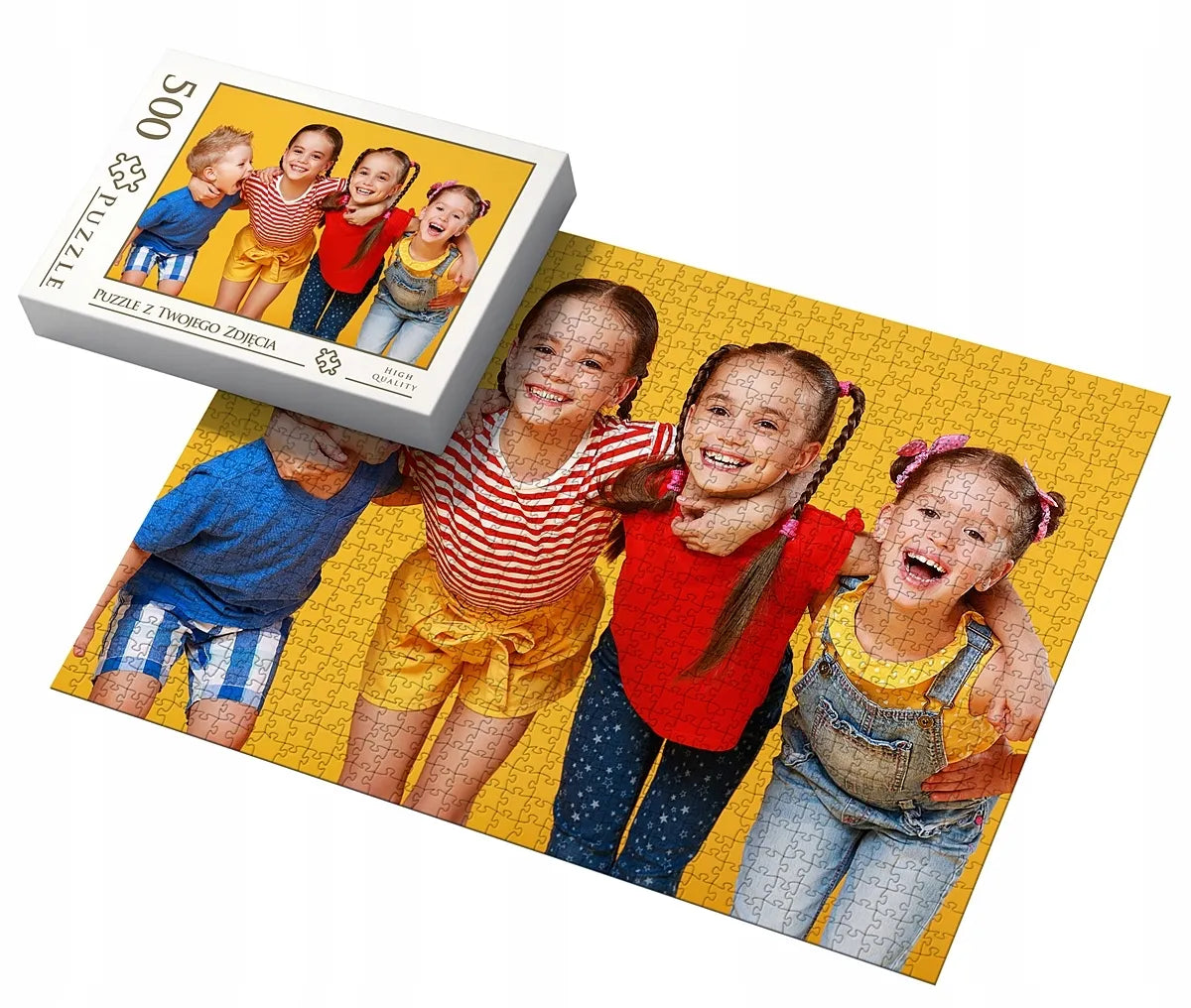 Fotodėlionė iš jūsų nuotraukos | Personalizuota dėlionė dovanai | 500 detalių