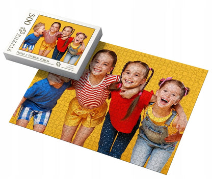 Fotodėlionė iš jūsų nuotraukos | Personalizuota dėlionė dovanai | 500 detalių