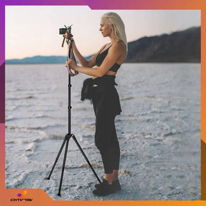 Fotografinis apšvietimo stovas LED žiedinėms lempoms ir softboksams