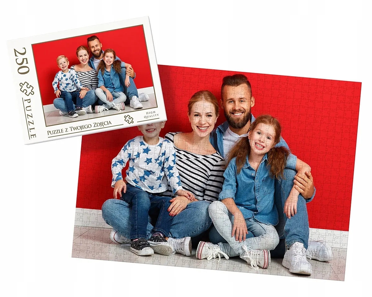 Fotopuzzle iš jūsų nuotraukos | Personalizuota dovana – dėlionė | 250 elementų