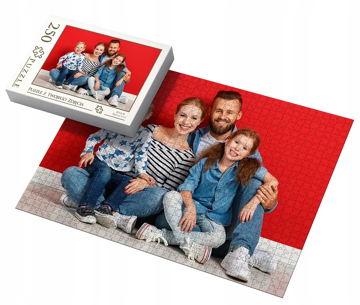 Fotopuzzle iš jūsų nuotraukos | Personalizuota dovana – dėlionė | 250 elementų