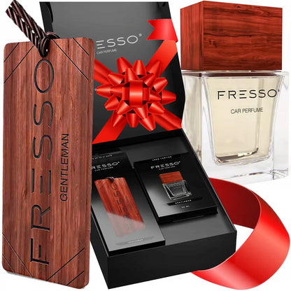 Fresso Gift Box Gentleman automobilių kvepalų rinkinys dovanų dėžutėje