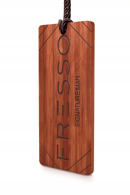 Fresso Signature Man 50 ml vyriški automobilių kvepalai + kvapų pakabukas