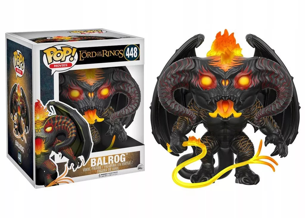 Funko Pop! LORD OF THE RINGS SUPER 6" 448 - Balrog LOTR Žiedų valdovas