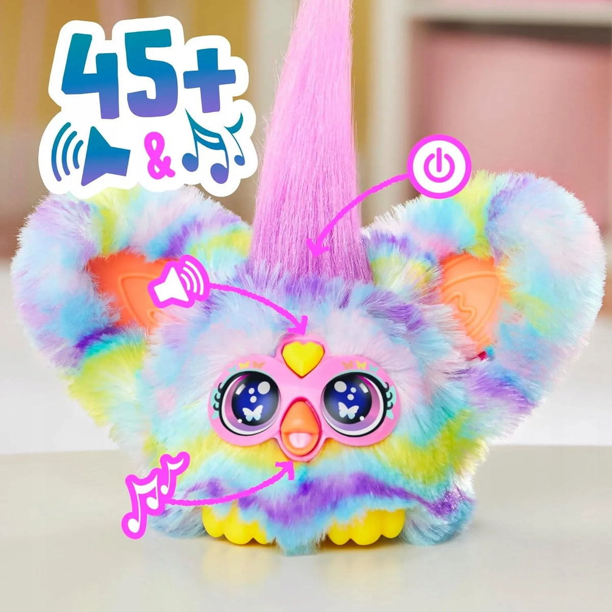 FURBY FURBLETTES INTERAKTYVUS ŽAISLAS SWEE-DEE 5 CM 45 GARSŲ SPRING