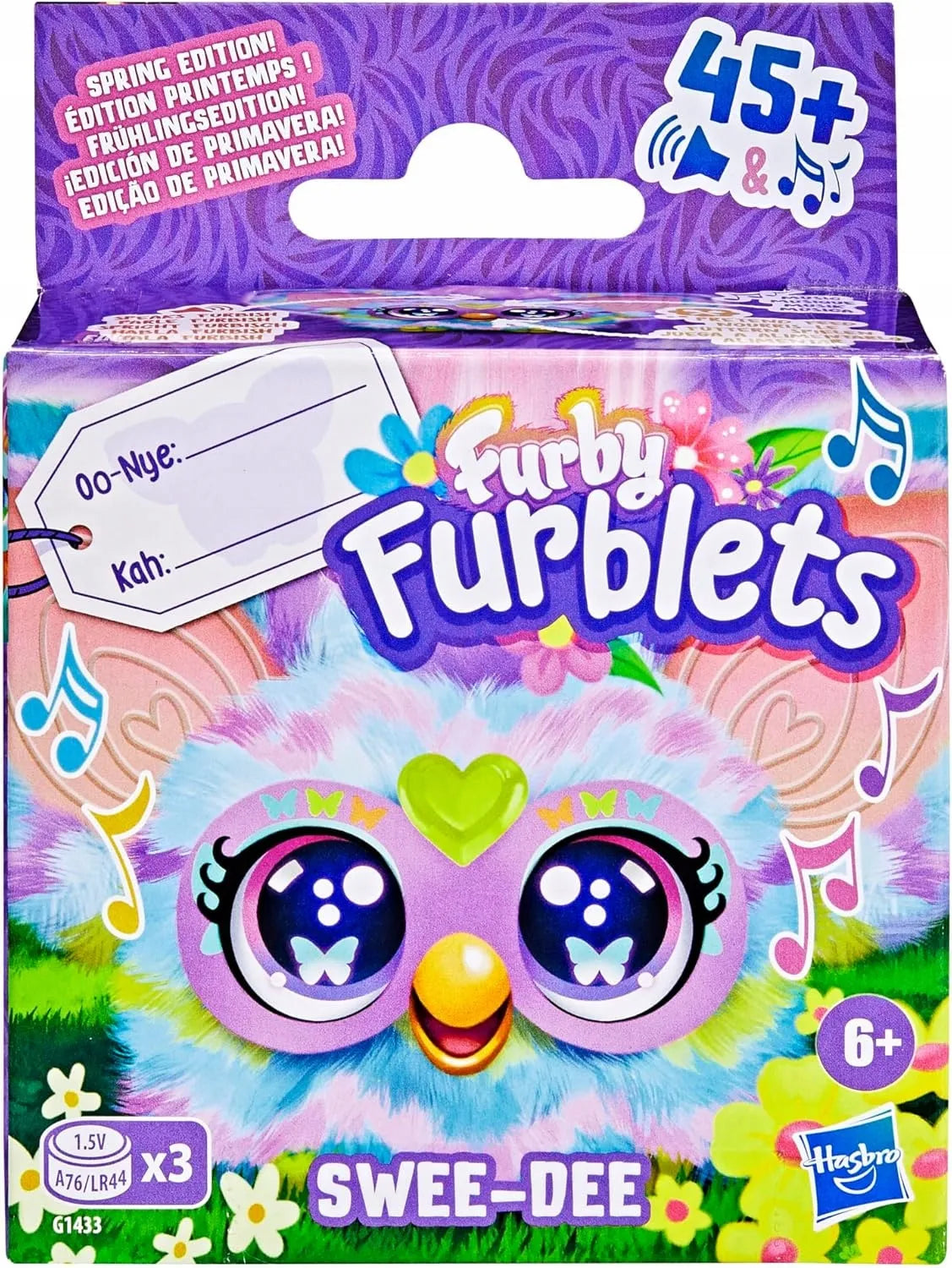 FURBY FURBLETTES INTERAKTYVUS ŽAISLAS SWEE-DEE 5 CM 45 GARSŲ SPRING