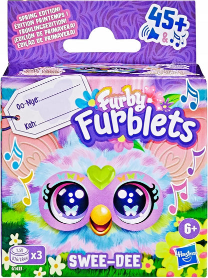FURBY FURBLETTES INTERAKTYVUS ŽAISLAS SWEE-DEE 5 CM 45 GARSŲ SPRING
