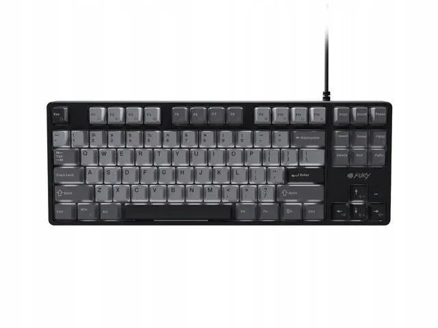 Fury Kanabo K2 mechaninė žaidimų klaviatūra, US išdėstymas, baltas apšvietimas