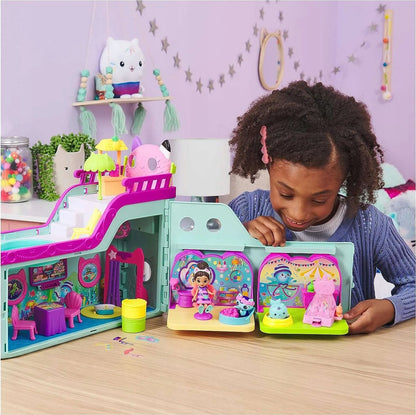 „Gabby’s Dollhouse“ interaktyvus laivas su baseinu, undinėlės katytė ir 2 figūrėlės