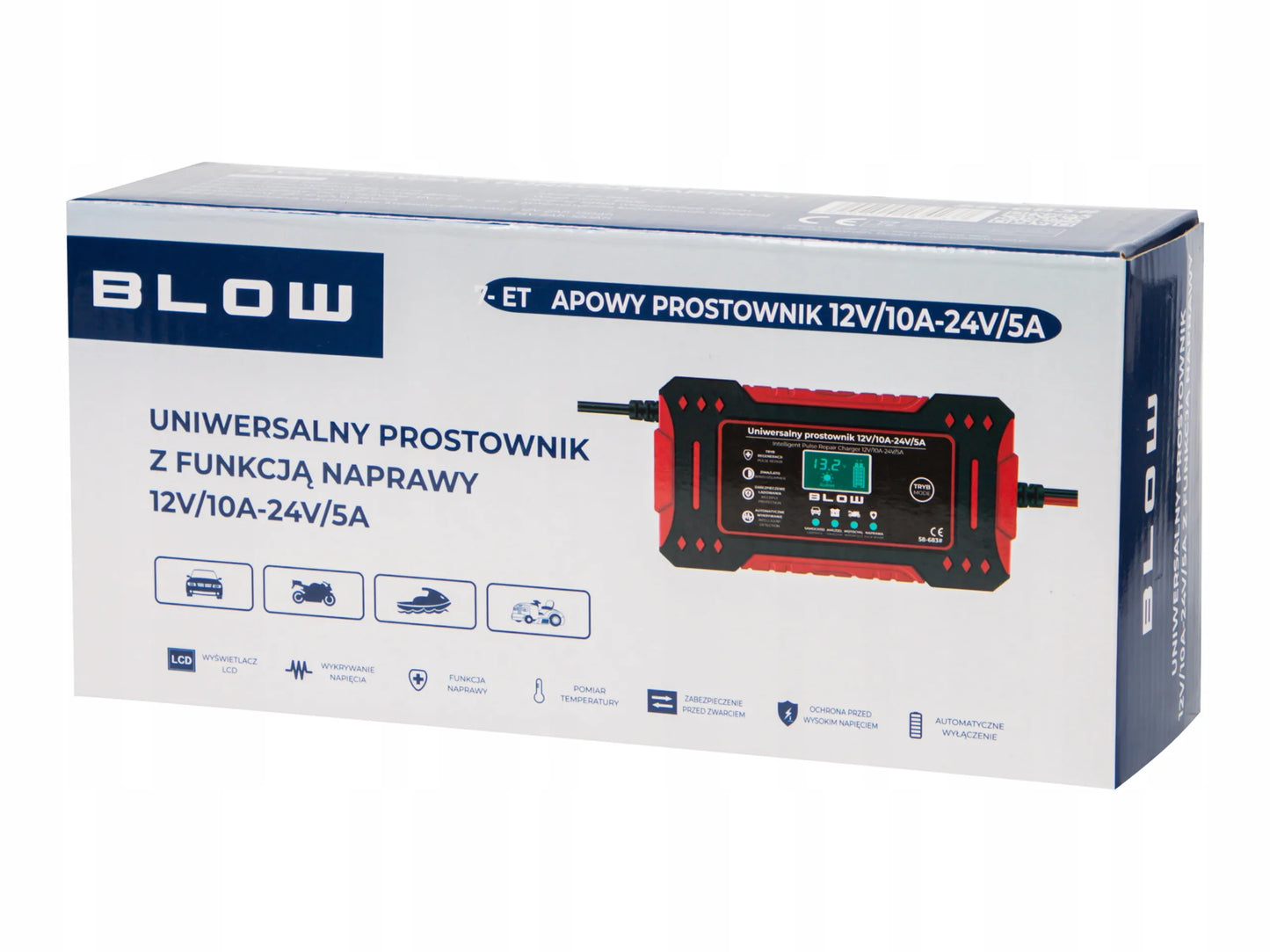 GALINGAS AUTOMATINIS AUTOMOBILINIS ĮKROVIKLIS AKUMULIATORIŲ REMONTAS 24V 12V 10A