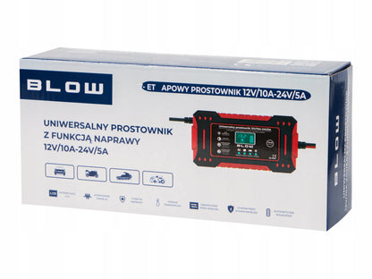 GALINGAS AUTOMATINIS AUTOMOBILINIS ĮKROVIKLIS AKUMULIATORIŲ REMONTAS 24V 12V 10A