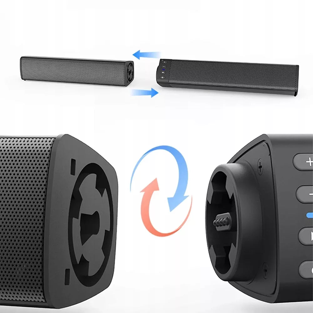 Galingas Bluetooth soundbar garsiakalbis, USB rinkinys, TV televizoriui, kino teatras