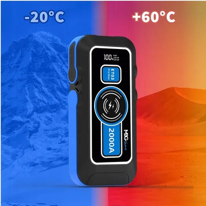 Galingas MBG line ET03 PRO MAX Jump Starter paleidėjas 20000 mAh QC3.0 LED