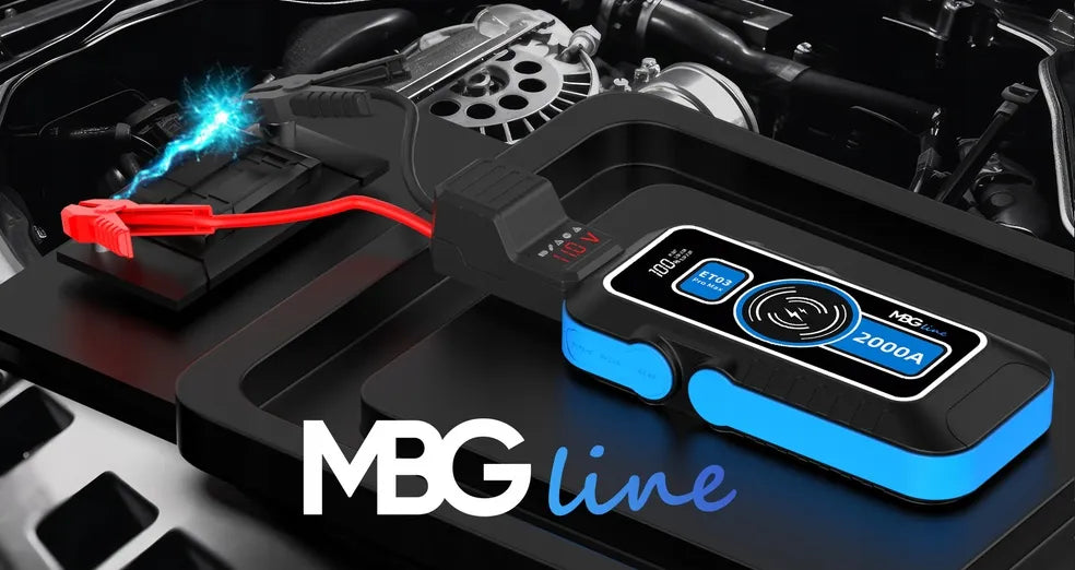 Galingas MBG line ET03 PRO MAX Jump Starter paleidėjas 20000 mAh QC3.0 LED