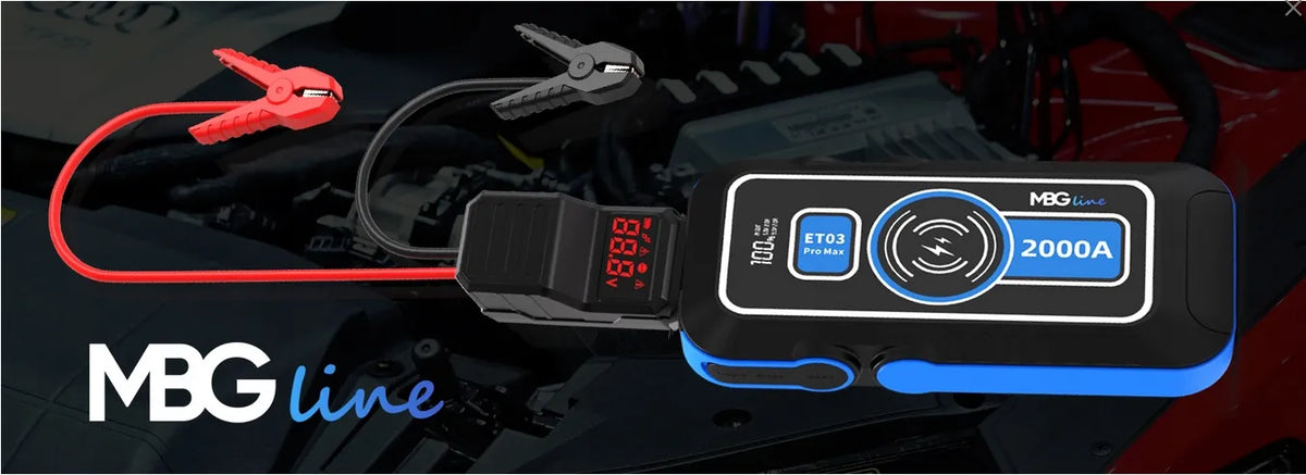 Galingas MBG line ET03 PRO MAX Jump Starter paleidėjas 20000 mAh QC3.0 LED