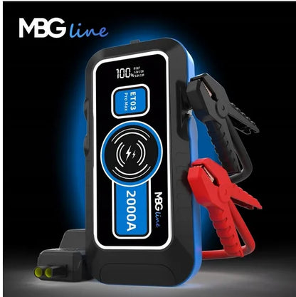 Galingas MBG line ET03 PRO MAX Jump Starter paleidėjas 20000 mAh QC3.0 LED