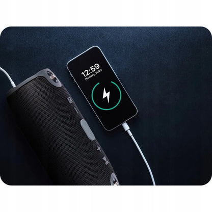 Galingas nešiojamasis Bluetooth boombox garsiakalbis Appio Xtreme BASS, 40 W, su FM radiju