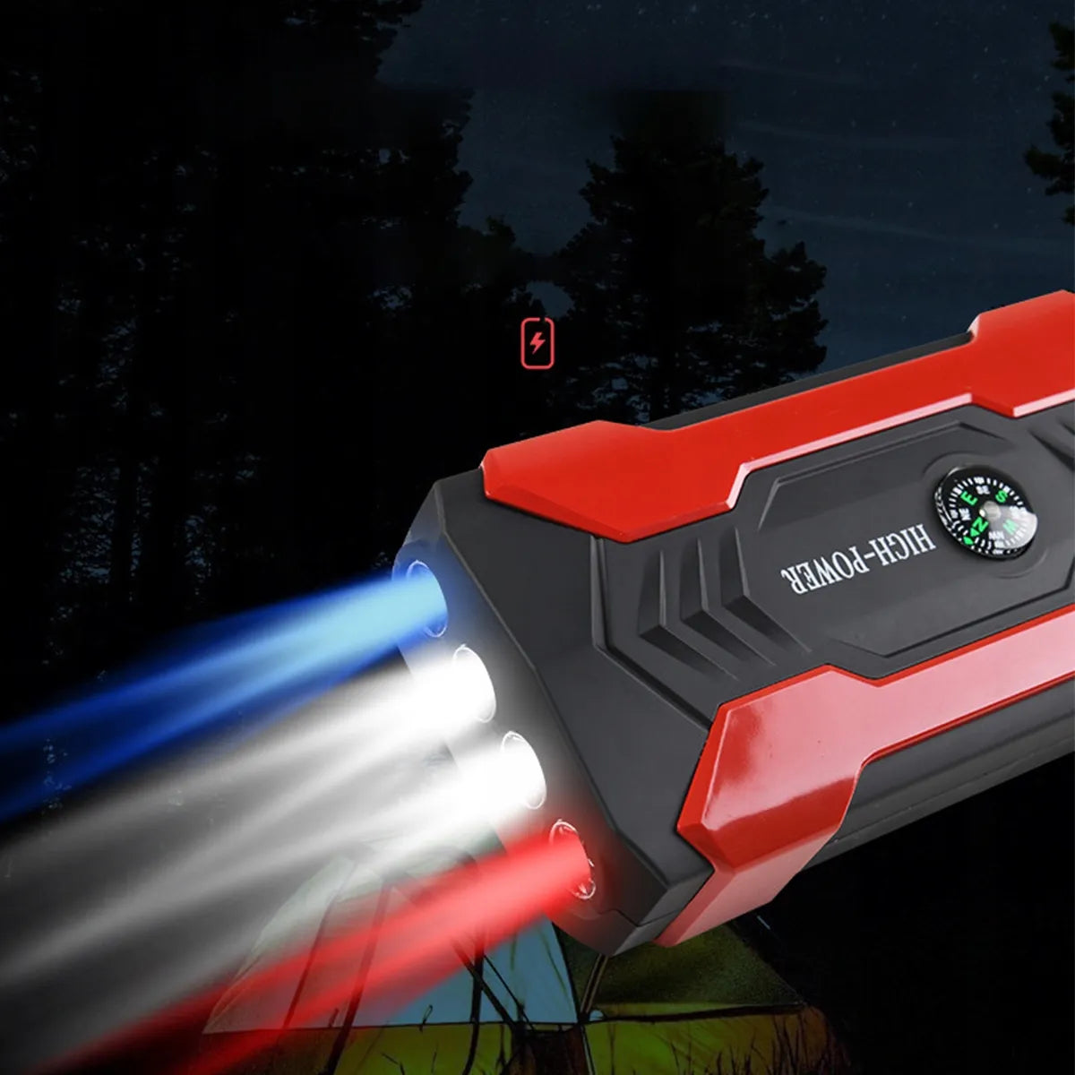Galingas paleidiklis Jump Starter Booster Powerbank 28000 mAh