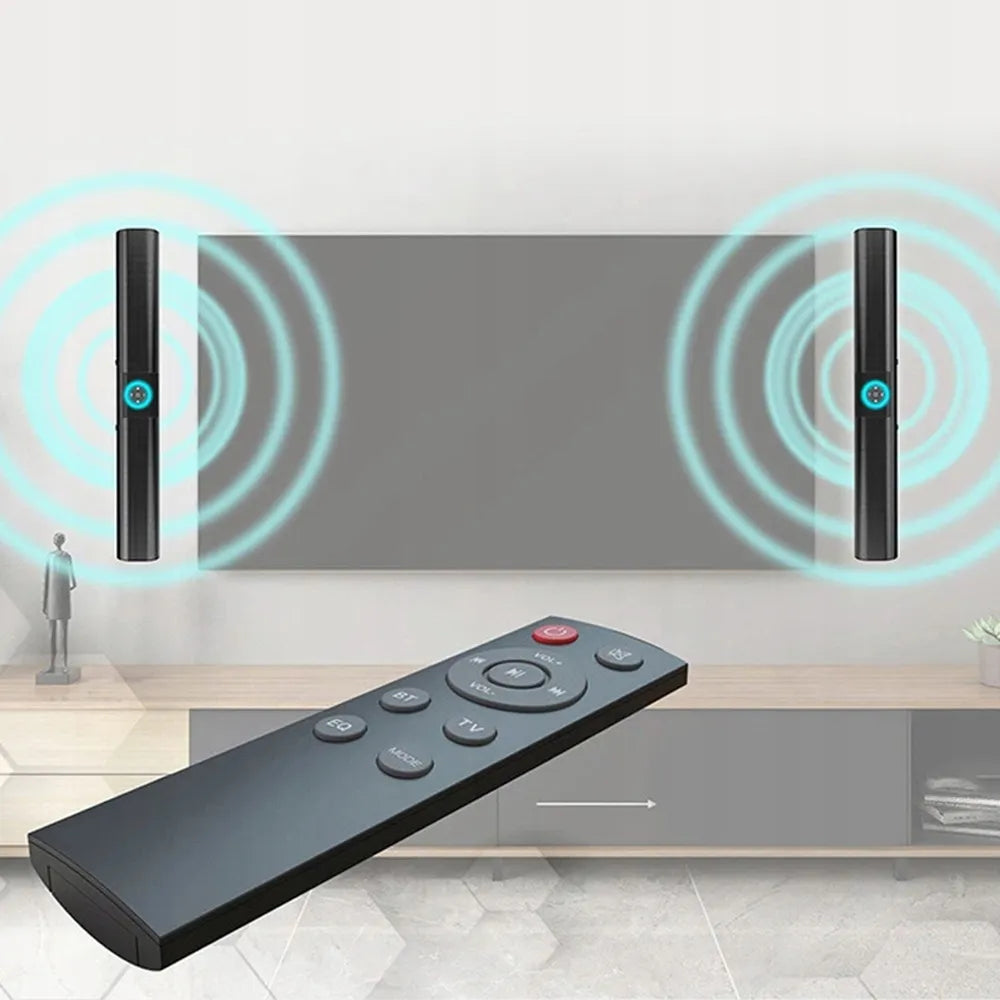 Galingas RGB „Bluetooth“ garso baras, 5.0 garsiakalbis, USB, HDMI, televizoriaus garso sistema