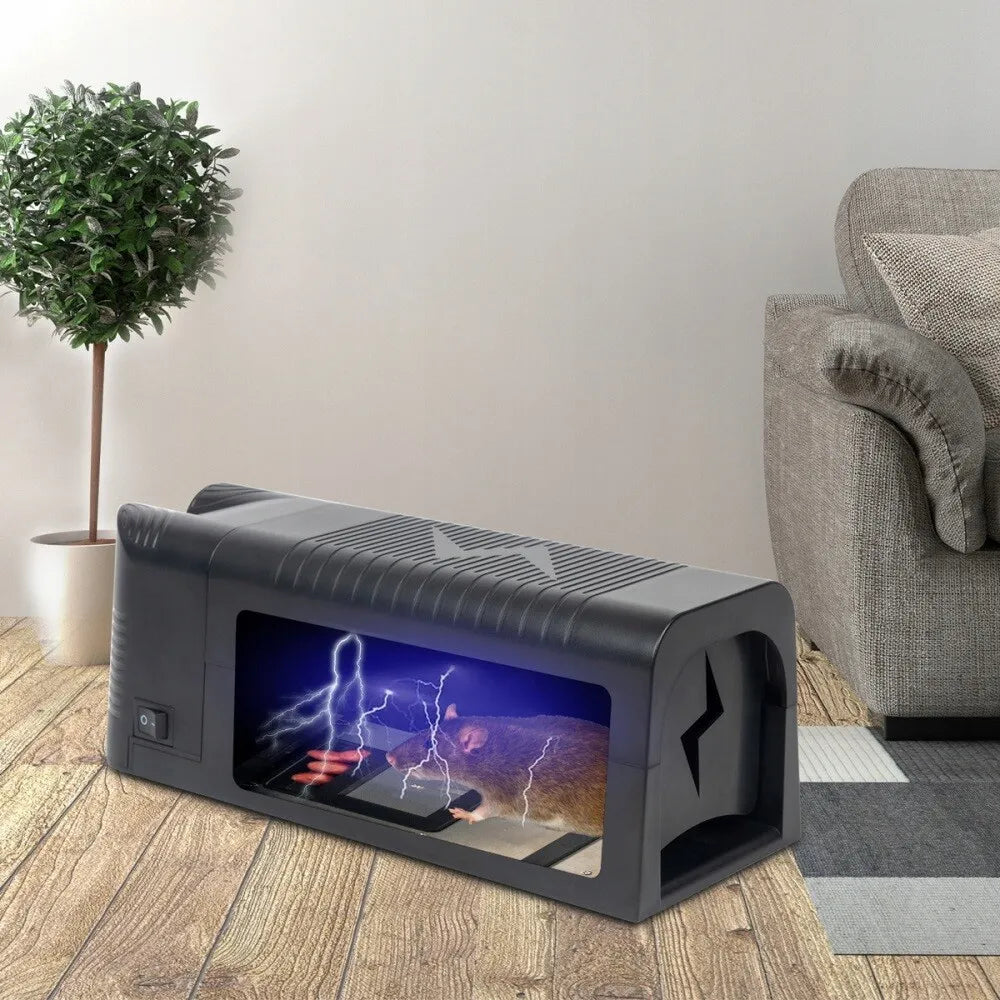 Galingi elektriniai spąstai pelėms ir žiurkėms – efektyvus graužikų naikinimo įrenginys