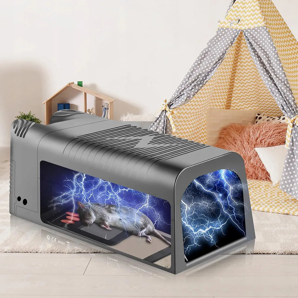 Galingi elektriniai spąstai žiurkėms ir pelėms