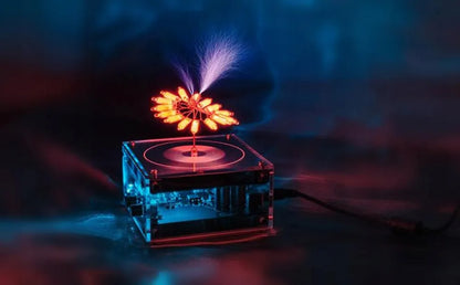 Garso elektronikos muzikos Teslos ritės modulis